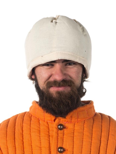Liner for sallets, norman and conical types helmet Padded liners and caps