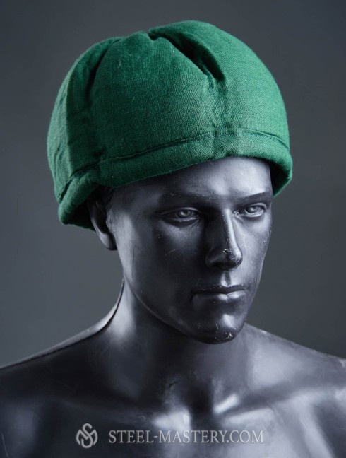 Liner for sallets, norman and conical types helmet Transatlantici imbottiti e cappelli