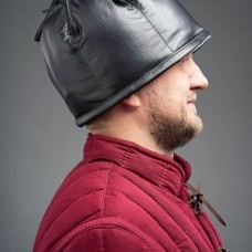 Leather liner for norman, spangen or conic helmet image-1