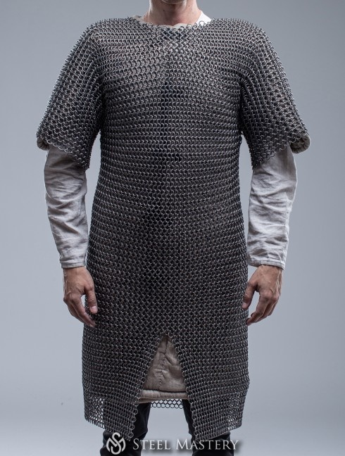 Plain mail with short sleeves Lórigas de malla