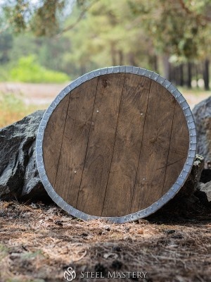 Medieval round shield Plattenrüstungen
