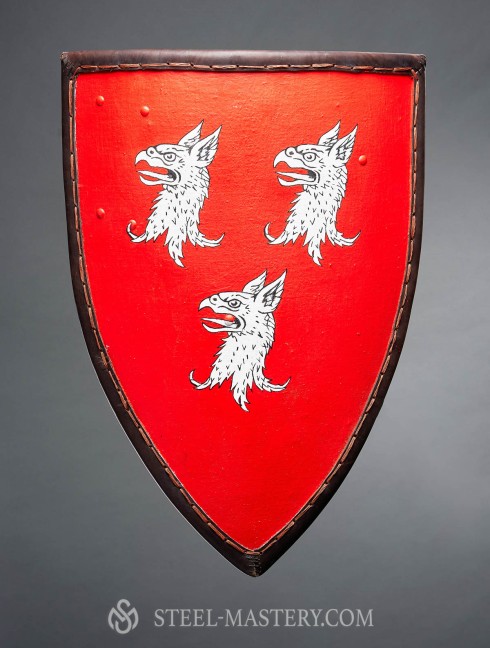 Triangle shield for reenactors and SCA Plattenrüstungen