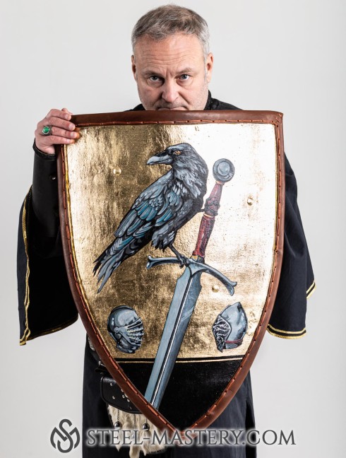 Triangle shield for reenactors and SCA Shields