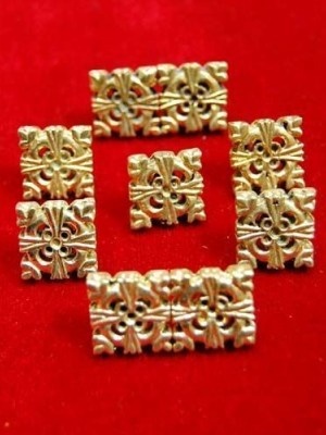 Cast bronze rivet-belt mount "Square" Monturas de cinto
