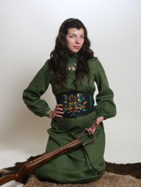 Costume "The forest queen" Vestimenta medieval