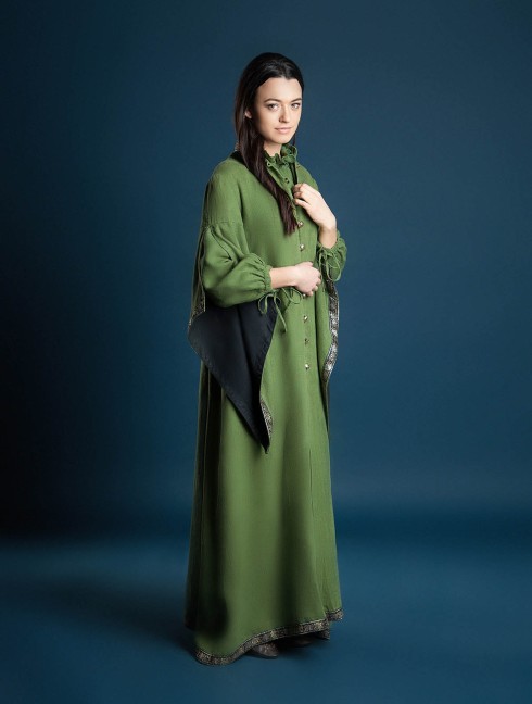 Long coat with wide sleeves  Capas