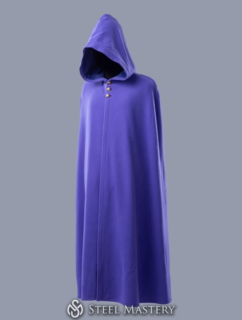 Woolen cloak with hood and linen lining Capas