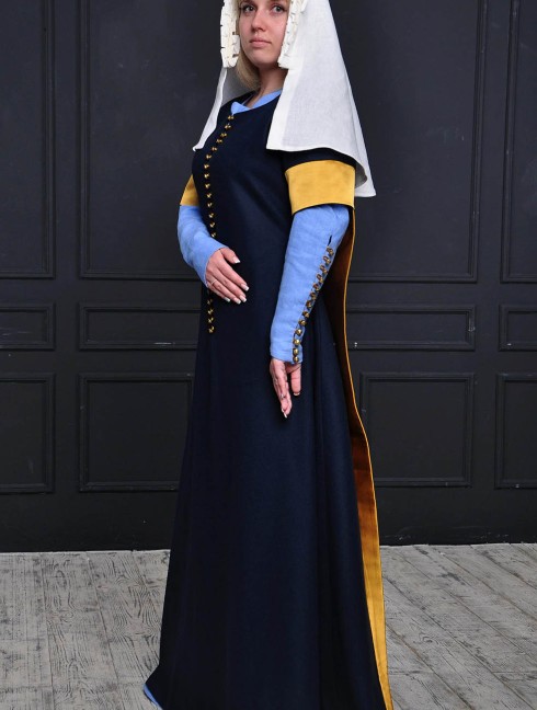 English dress of the XIV-XV century Vestiario medievale