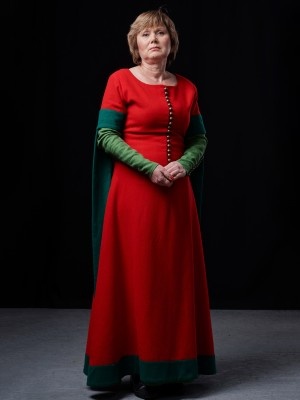 English dress of the XIV-XV century Mittelalterliche Kleidung