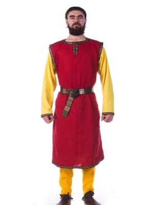 Men s costume of XIII-XIV centuries Vestimenta medieval