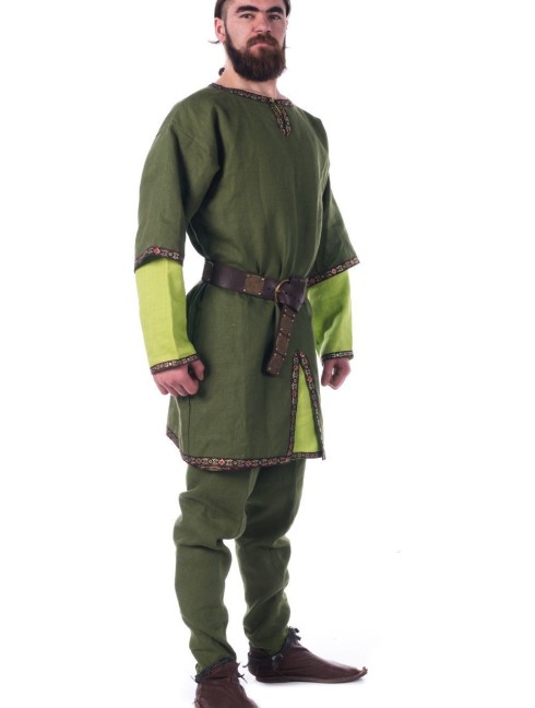 Early Medieval men s costume Vêtements médiévaux