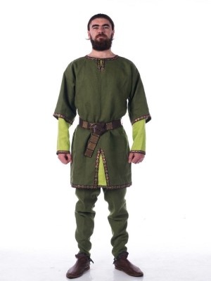 Early Medieval men s costume Vêtements médiévaux