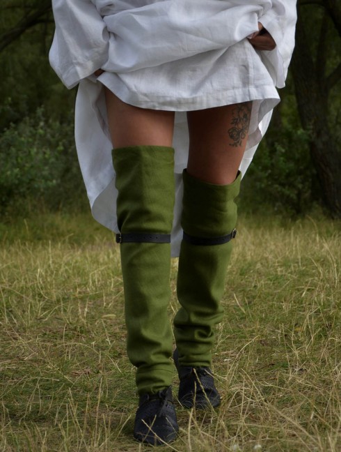 Medieval women s stockings XII-XV century Women's underwear