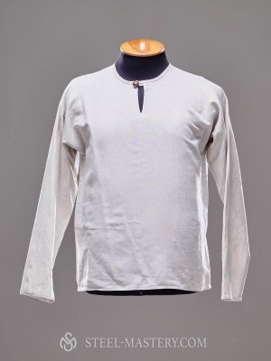 Simple shirt XIII-XIV centuries Vestimenta medieval