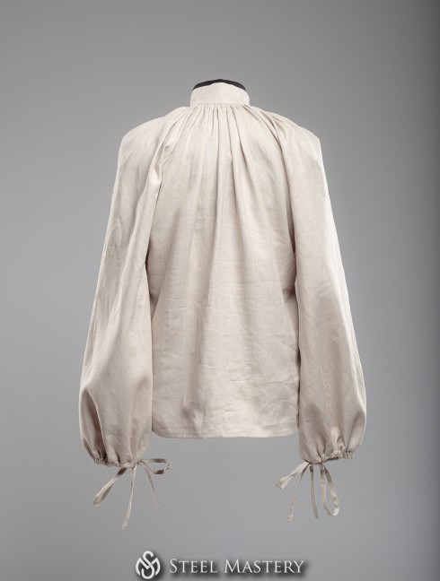 Men's shirt with lacing, XV century Vestimenta medieval