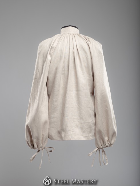 Men's shirt with lacing, XV century Vêtements médiévaux