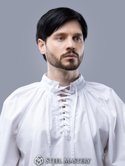 Men's shirt with lacing, XV century Vestimenta medieval