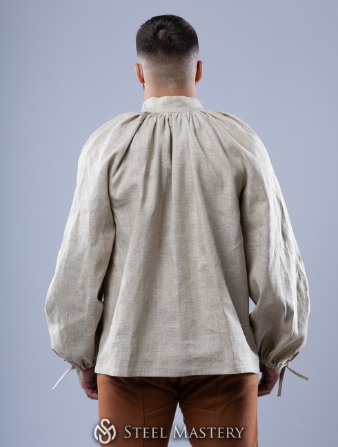 Men's shirt with lacing, XV century Vestiario medievale