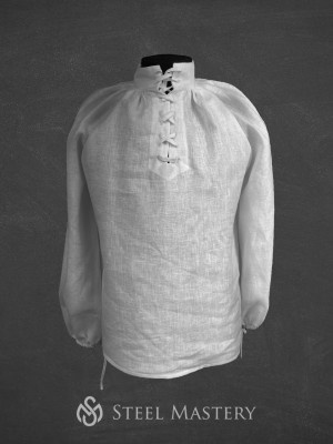 Men's shirt with lacing, XV century Vestiario medievale