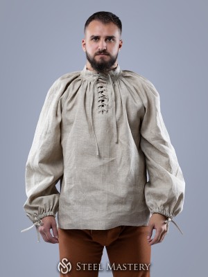 Men s shirt with lacing, XV century 