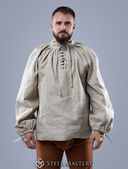 Men s shirt with lacing, XV century 