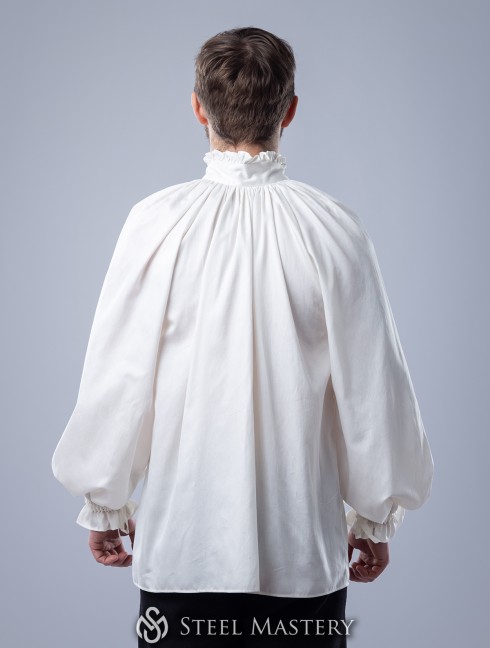 Men's shirt with frills XVI-XVII century Vêtements médiévaux