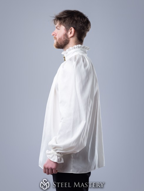 Men's shirt with frills XVI-XVII century Vestiario medievale