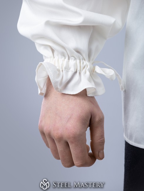 Men's shirt with frills XVI-XVII century Mittelalterliche Kleidung