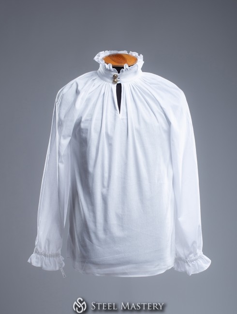 Men's shirt with frills XVI-XVII century Mittelalterliche Kleidung