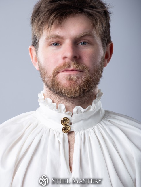 Men's shirt with frills XVI-XVII century Vêtements médiévaux