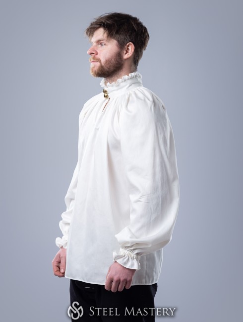 Men's shirt with frills XVI-XVII century Vêtements médiévaux