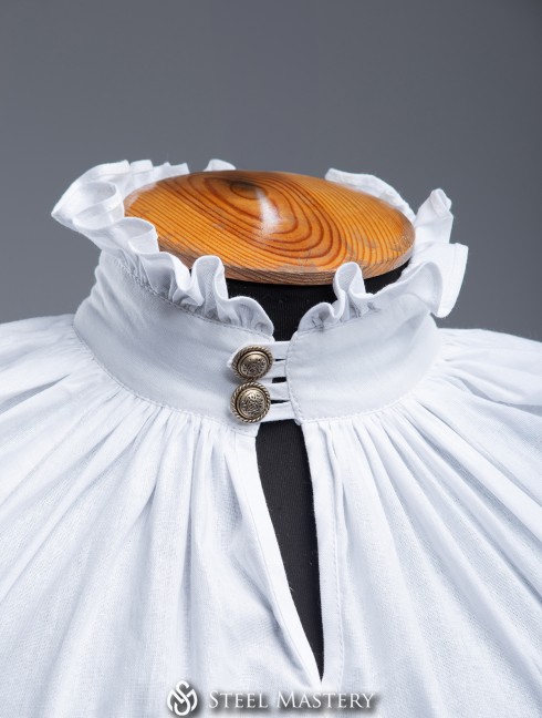 Men's shirt with frills XVI-XVII century Mittelalterliche Kleidung