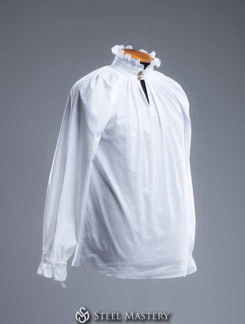 Men's shirt with frills XVI-XVII century Mittelalterliche Kleidung