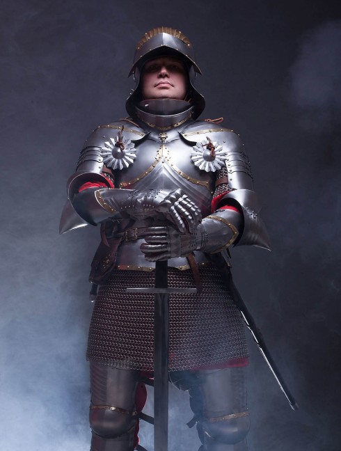 German gothic full plate armor Полные доспехи