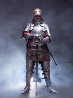 German gothic full plate armor Plattenrüstungen