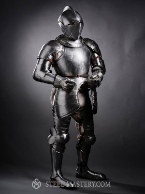 English armour, mid 15th century  Century armor, Historical armor, Knight  armor