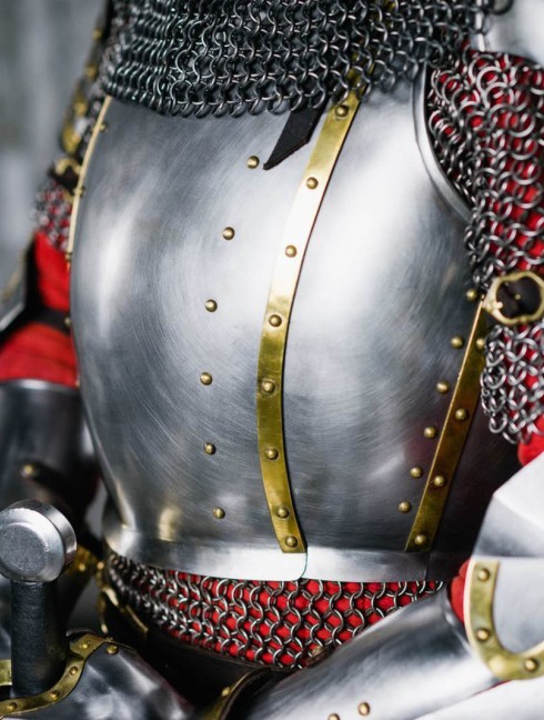 Armour of the XIV century in Churburg style Armadura de placas