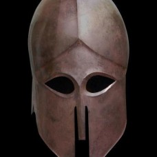 Hoplite Helmet. Corinthian helmet (circa 500 BC.), Antiquity Greece. image-1