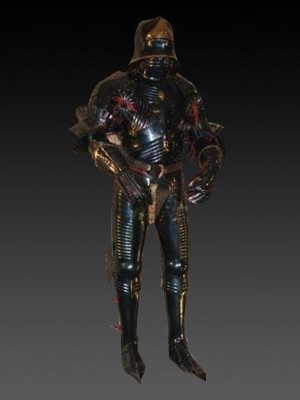 German full plate armour for interior or non-battle actions, 15th century