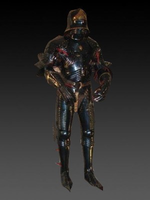German full plate armour for dismounted and mounted action, 15th century