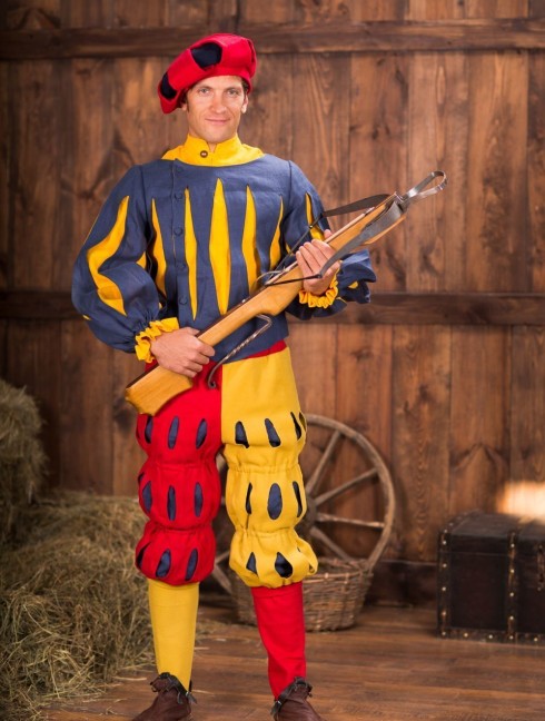 Landsknecht costume - early XVI century Vêtements médiévaux