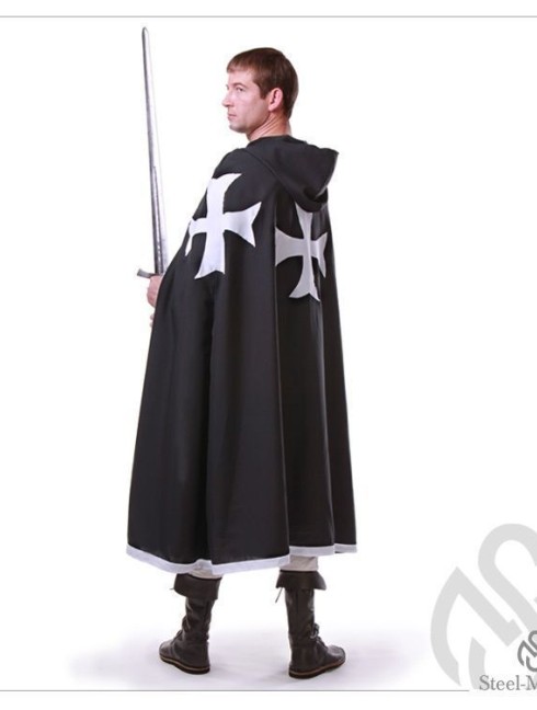 Costume of Hospitaller Order knight or Maltese knight Vestimenta medieval