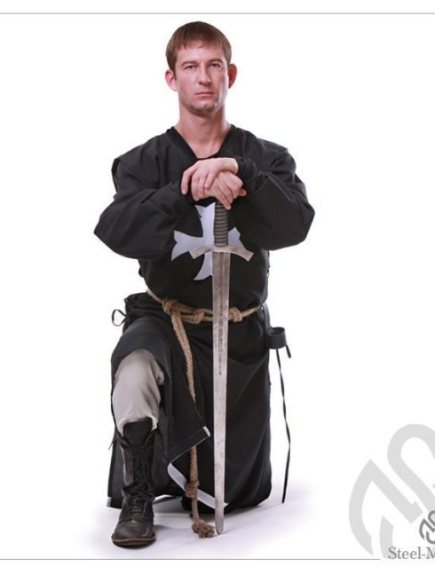 Costume of Hospitaller Order knight or Maltese knight Vestimenta medieval