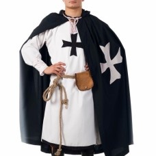 Costume of Hospitaller Order knight or Maltese knight image-1