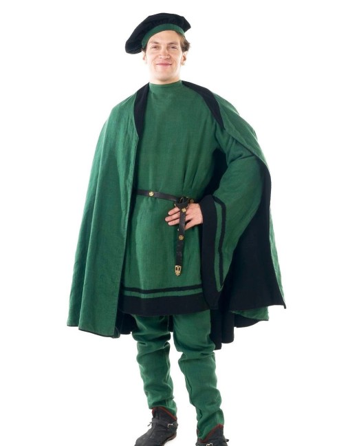Costume of knight, XIV century 