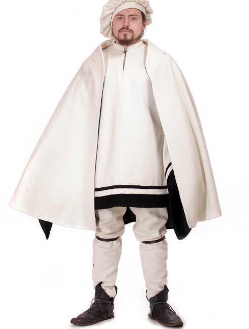 Costume of knight, XIV century Vestiario medievale