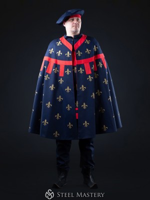 Costume of knight, XIV century