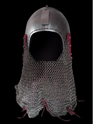 Bascinet helmet without a visor Corazza