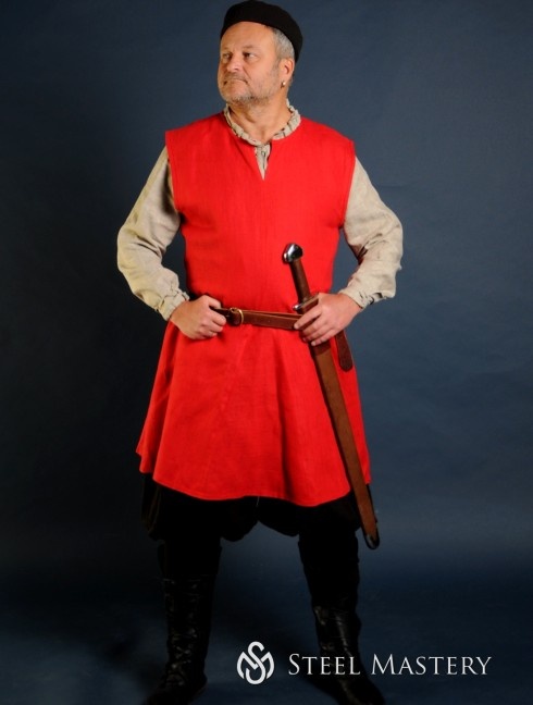 Medieval tunic of IX-XII centuries Casacca, tuniche e cotte