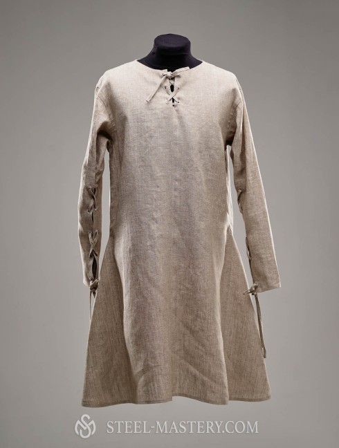 European shirt, VIII-XIII centuries Shirts, tunics, cottas